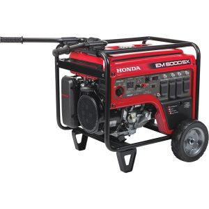 Honda EM5000S iAVR Series Portable Generator — 5000 Surge Watts, 4500 Rated Watts, Electric Start, Model# EM5000SXK3AN