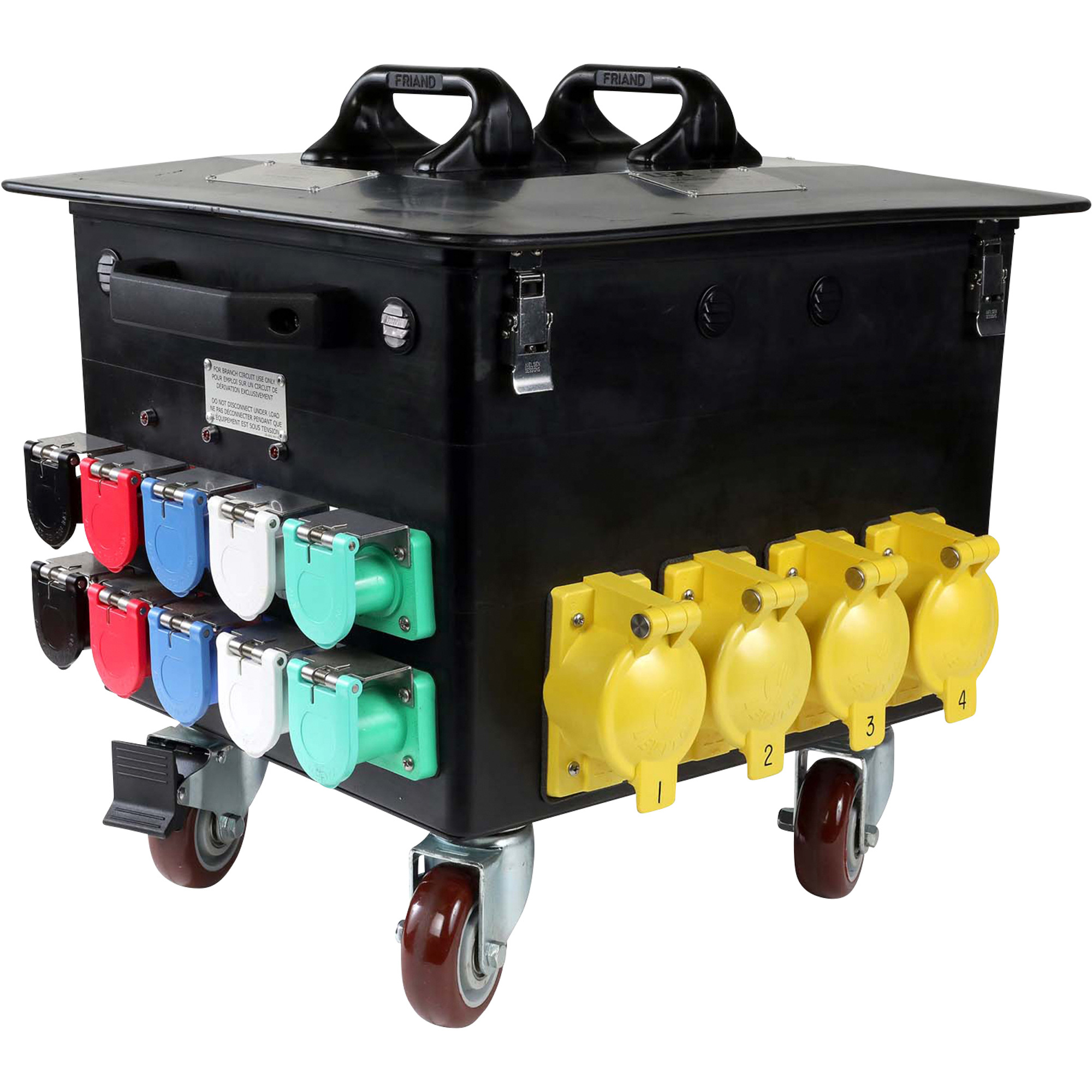 Generac Portable Power Distribution Box with Casters — 400 Amps, 125/250 Volts 1 Generac Portable Power Distribution Box with Casters — 400 Amps, 125/250 Volts