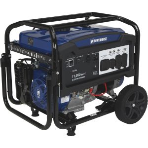 Powerhorse Portable Generator — 11,050 Surge Watts, 8400 Rated Watts, Electric Start