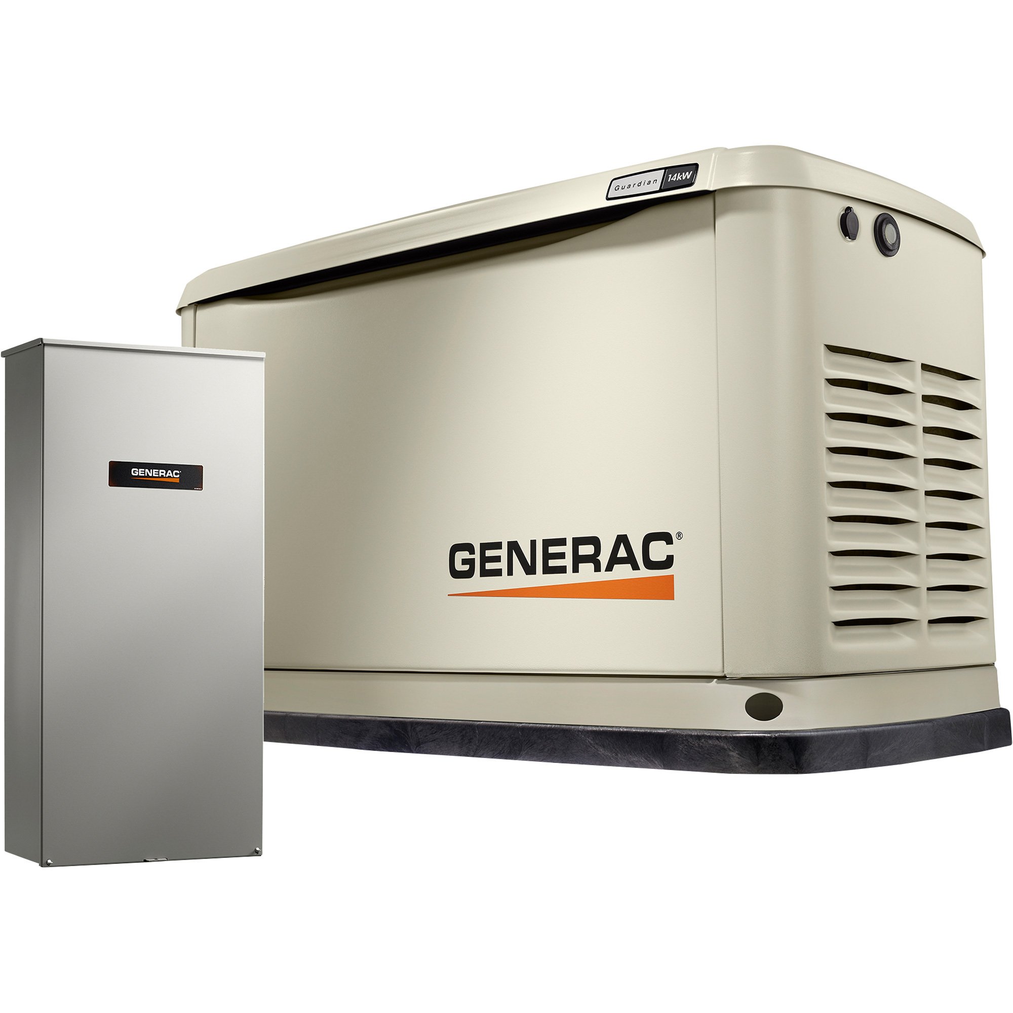 Generac Guardian Series Air-Cooled Home Standby Generator — 14kW (LP)/14kW (NG), 200 Amp Transfer Switch, Model# 7225 9 Generac Guardian Series Air-Cooled Home Standby Generator — 14kW (LP)/14kW (NG), 200 Amp Transfer Switch, Model# 7225