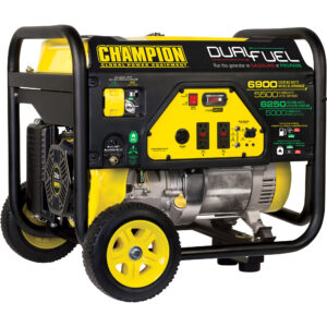 Champion Power Equipment Portable Dual Fuel Generator — 6900 Surge Watts, 5500 Rated Watts, Model# 100231