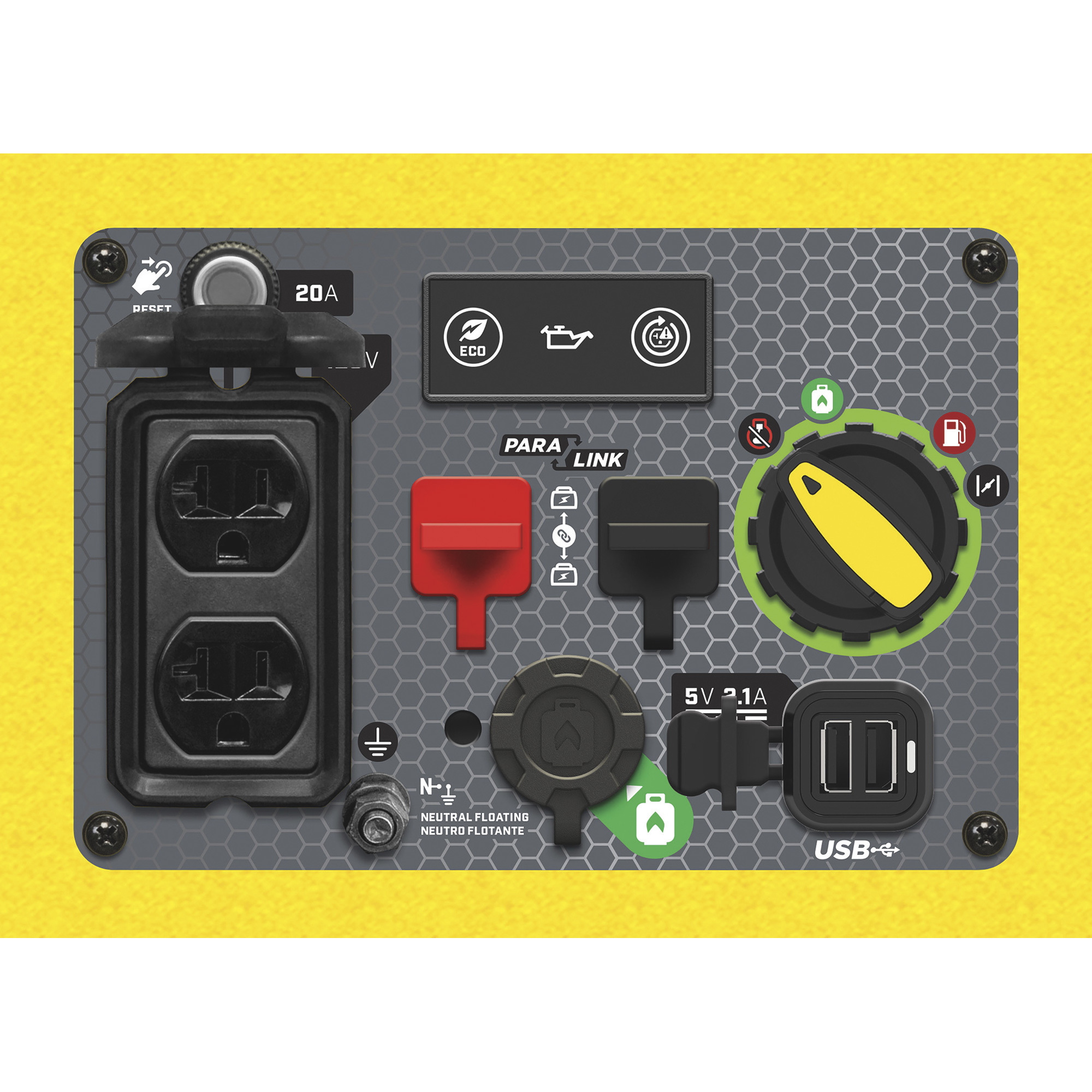 Champion Power Equipment Dual Fuel Inverter Generator — 2500 Surge Watts, 1850 Rated Watts, CARB Compliant, Model# 200962 2