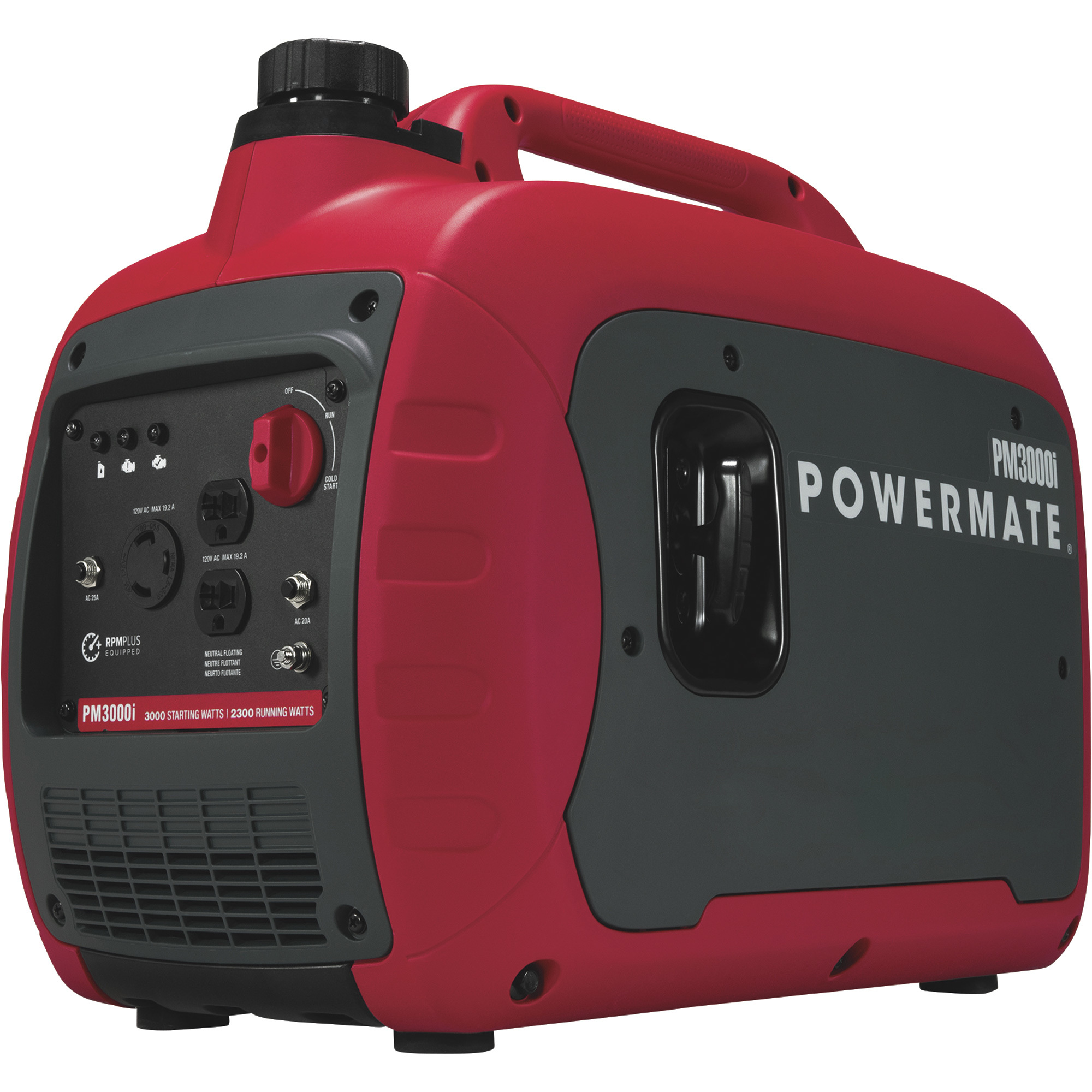Powermate Inverter Generator — 3000 Surge Watts, 2300 Rated Watts, CARB Compliant, Model# P0080601 1 Powermate Inverter Generator — 3000 Surge Watts, 2300 Rated Watts, CARB Compliant, Model# P0080601