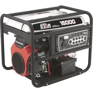 NorthStar Portable Generator with Honda GX690 Engine — 15,000 Surge Watts, 13,500 Rated Watts, Electric Start, CARB Compliant