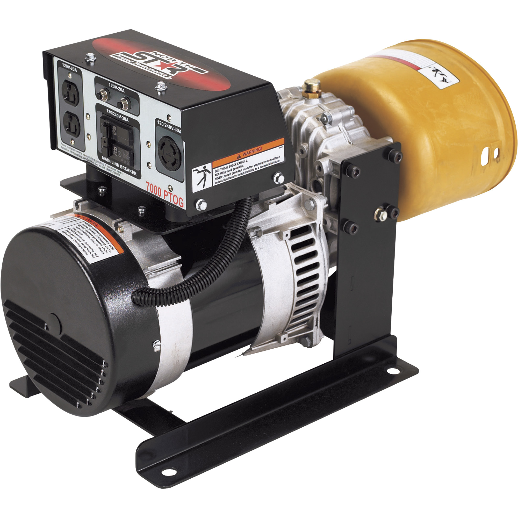 NorthStar PTO Generator — 7800 Surge Watts, 7200 Rated Watts, 14 HP Required 1 NorthStar PTO Generator — 7800 Surge Watts, 7200 Rated Watts, 14 HP Required