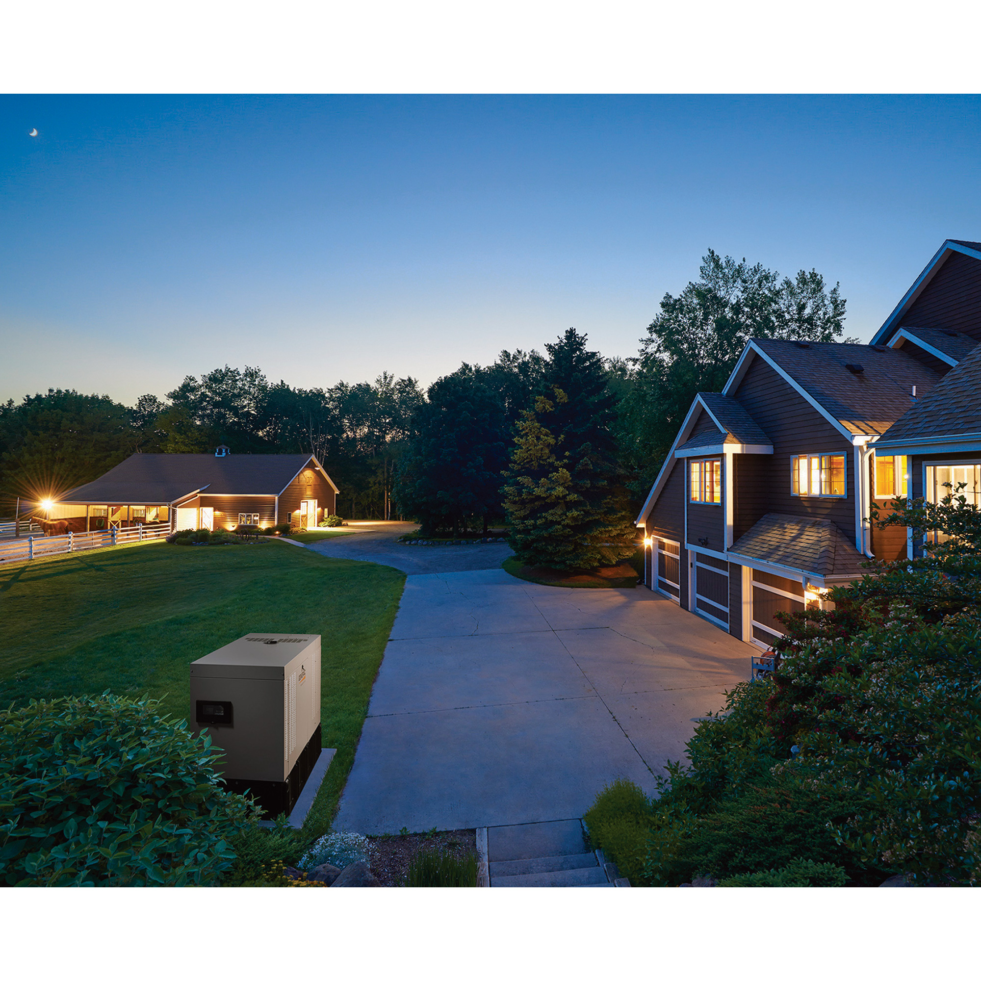 Generac Protector Series Diesel Home Standby Generator — 30kW, 120/240 Volts, Single Phase, Model# RD03024ADAE 12