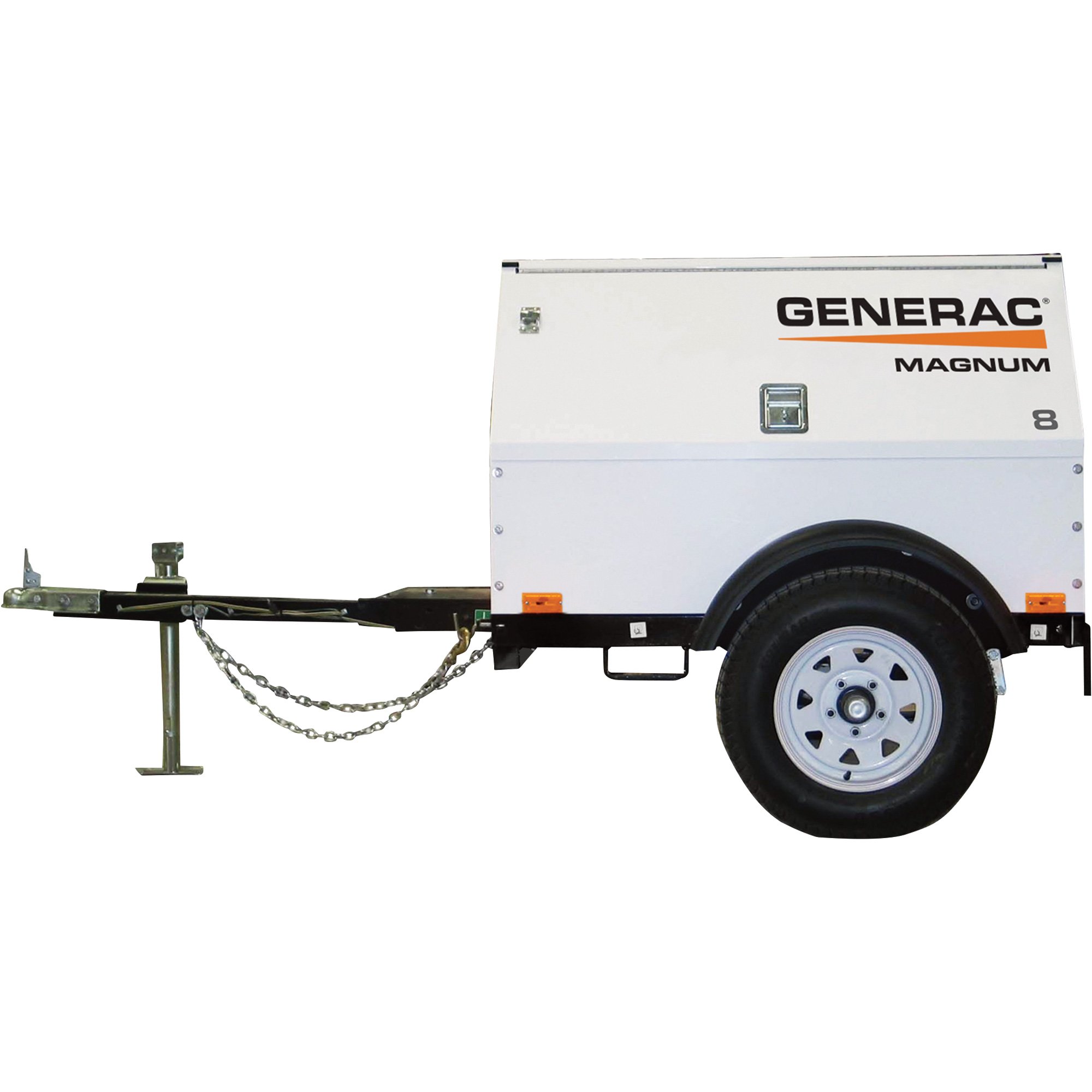 Generac Towable Mobile Diesel Generator — 9kW/8.1kW, Single Phase, Electric Start, Model# 6782 1 Generac Towable Mobile Diesel Generator — 9kW/8.1kW, Single Phase, Electric Start, Model# 6782
