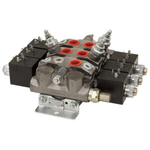 Buyers Products 3-Way Sectional Valve, GPM 11, Working Port 1/2 in, Max. PSI 3600, Model# HVE34PR3PR3PRPB