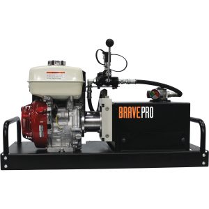 BravePro Hydraulic Power Pack with Honda GX Engine — 270cc, 5.5 GPM, 2000 PSI, 8-Gal. Tank, Model# HBHR280GX