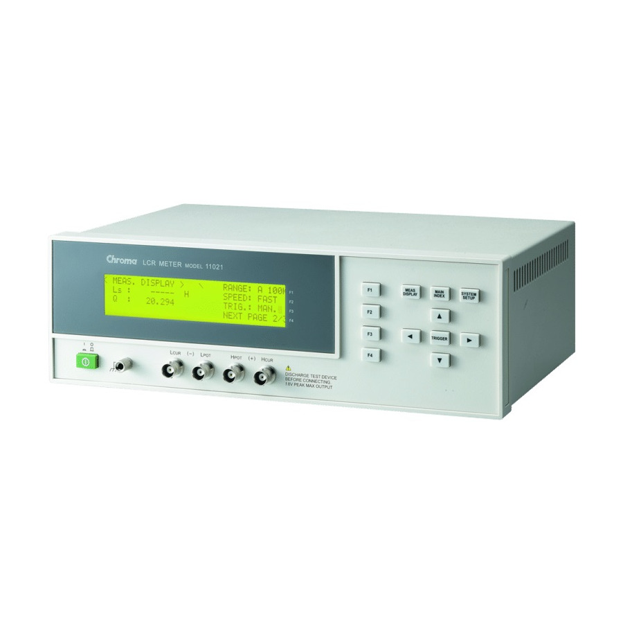 Chroma 11021L LCR Meter: Precision Measurement for Inductors, Capacitors, and Resistors 1 Chroma 11021L LCR Meter: Precision Measurement for Inductors, Capacitors, and Resistors