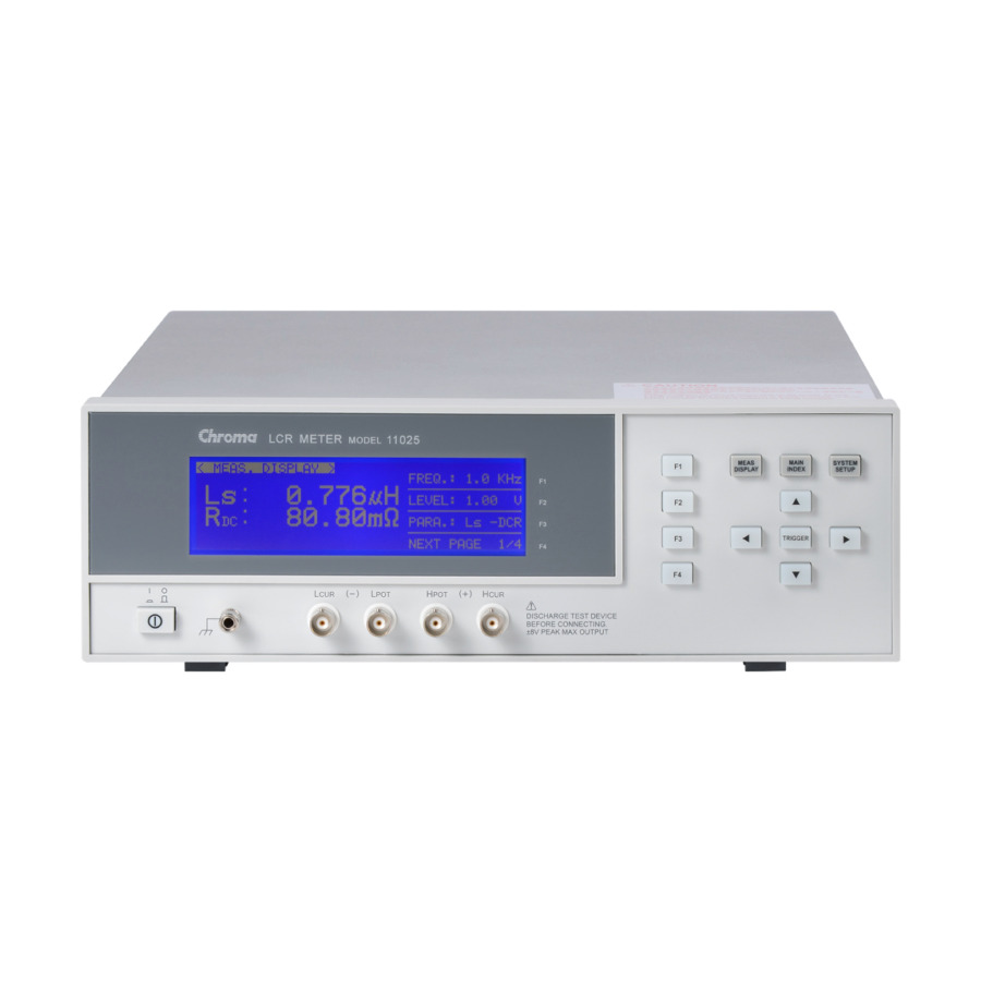 Chroma 11025: Precision LCR Meter for Accurate Component Analysis 1 Chroma 11025: Precision LCR Meter for Accurate Component Analysis