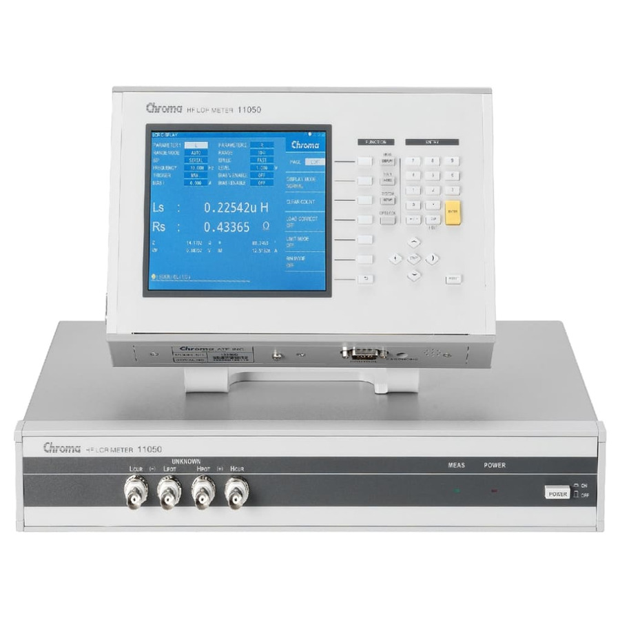 Chroma 11050-30M HF LCR Meter: Precision Measurement with 7 Parameters and .1% Accuracy 1 Chroma 11050-30M HF LCR Meter: Precision Measurement with 7 Parameters and .1% Accuracy