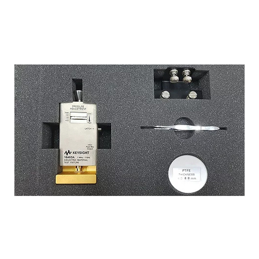 Keysight 16453A Dielectric Material Test Fixture: Precision Testing from 1 MHz to 1 GHz 1 Keysight 16453A Dielectric Material Test Fixture: Precision Testing from 1 MHz to 1 GHz