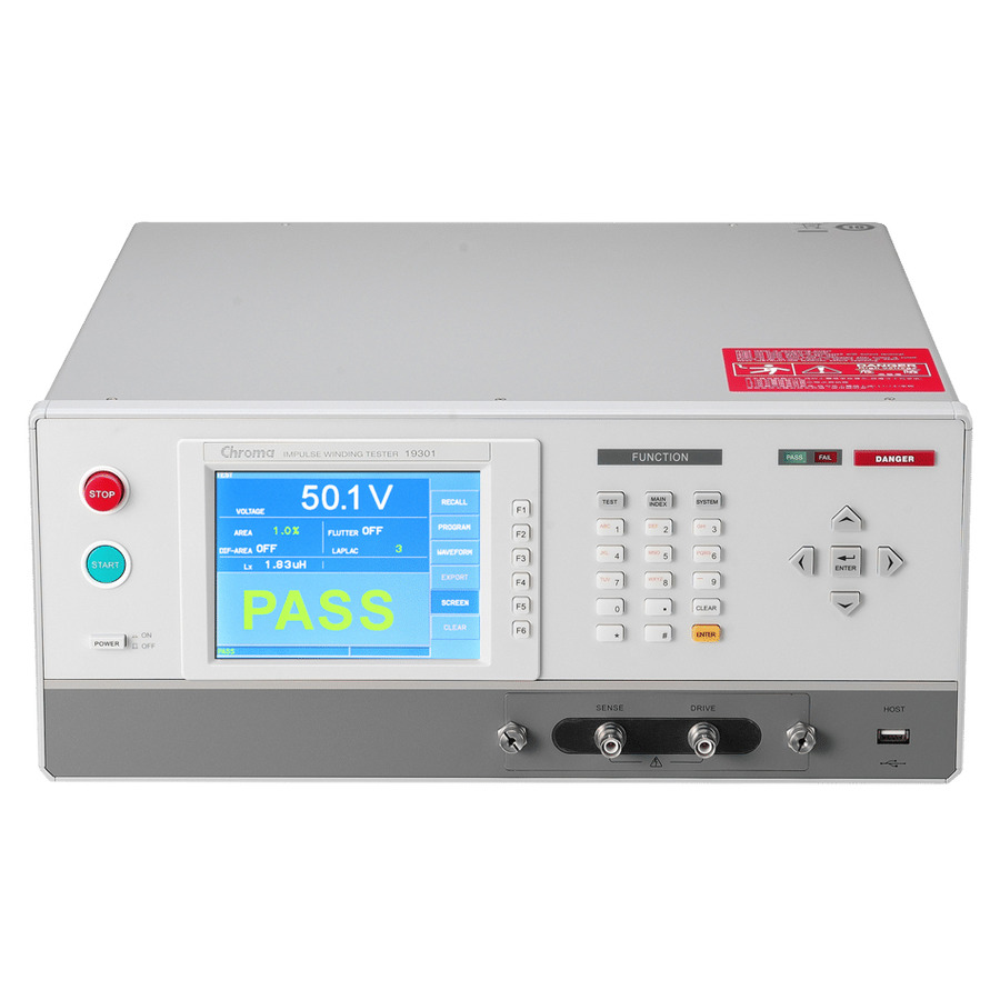 Chroma 19301A Impulse Winding Tester: Precision Inductance Measurement for High-Voltage Applications 1 Chroma 19301A Impulse Winding Tester: Precision Inductance Measurement for High-Voltage Applications