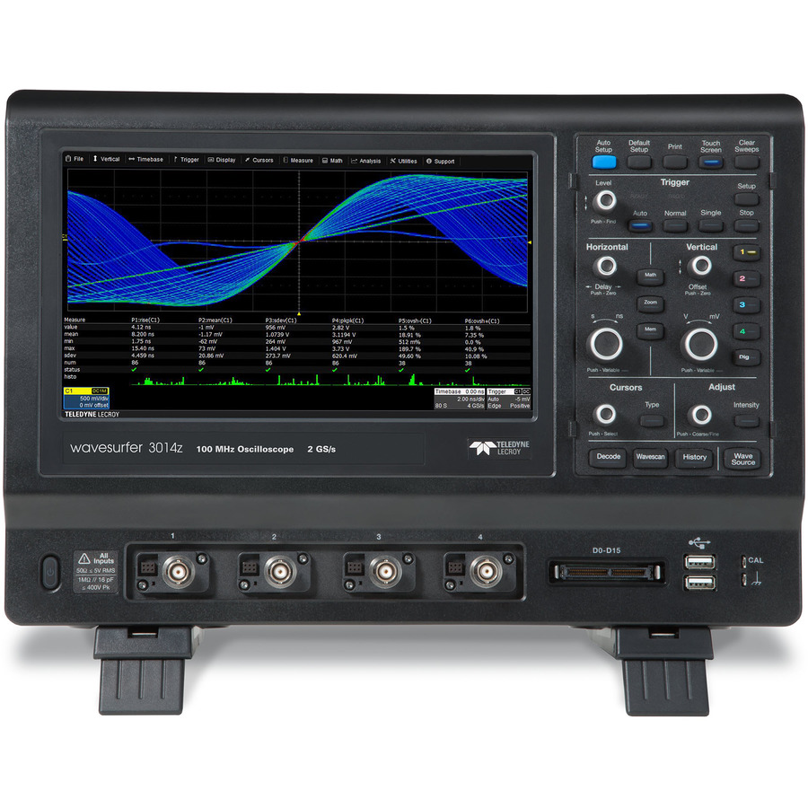 Teledyne LeCroy WAVESURFER 3054Z: 4-Channel, 500 MHz, 4 GS/s Digital Oscilloscope with 10 Mpts Memory 1 Teledyne LeCroy WAVESURFER 3054Z: 4-Channel, 500 MHz, 4 GS/s Digital Oscilloscope with 10 Mpts Memory