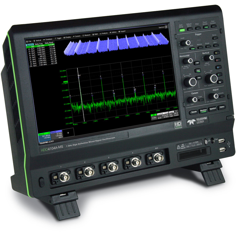 Teledyne LeCroy HDO4054A-MS: 4-Channel, 500 MHz, 10 GS/s, 12.5 Mpts MSO Oscilloscope 1 Teledyne LeCroy HDO4054A-MS: 4-Channel, 500 MHz, 10 GS/s, 12.5 Mpts MSO Oscilloscope