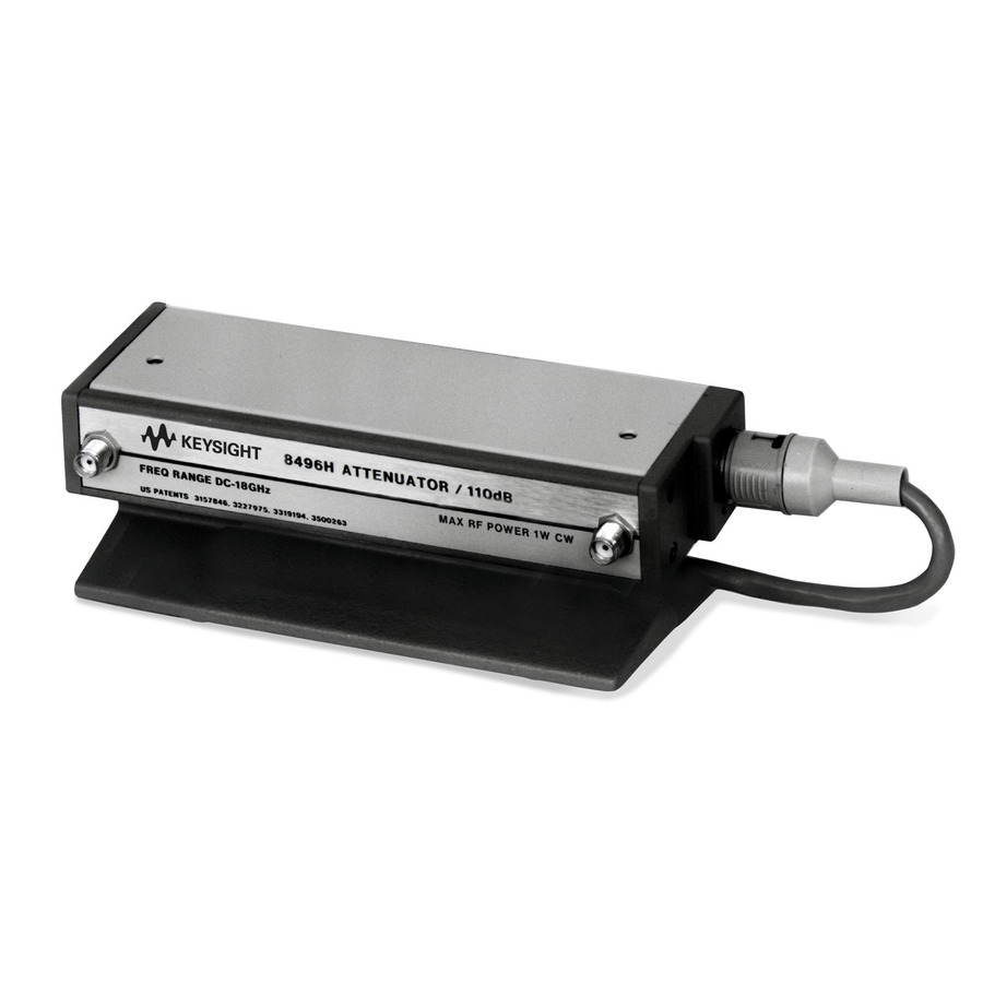 Keysight 8496H Attenuator: Precision Attenuation for High-Frequency Applications 1 Keysight 8496H Attenuator: Precision Attenuation for High-Frequency Applications