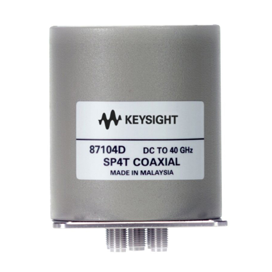 Keysight 87104D/024/161: Multiport Electromechanical Coaxial Switch for High-Frequency Applications 1 Keysight 87104D/024/161: Multiport Electromechanical Coaxial Switch for High-Frequency Applications