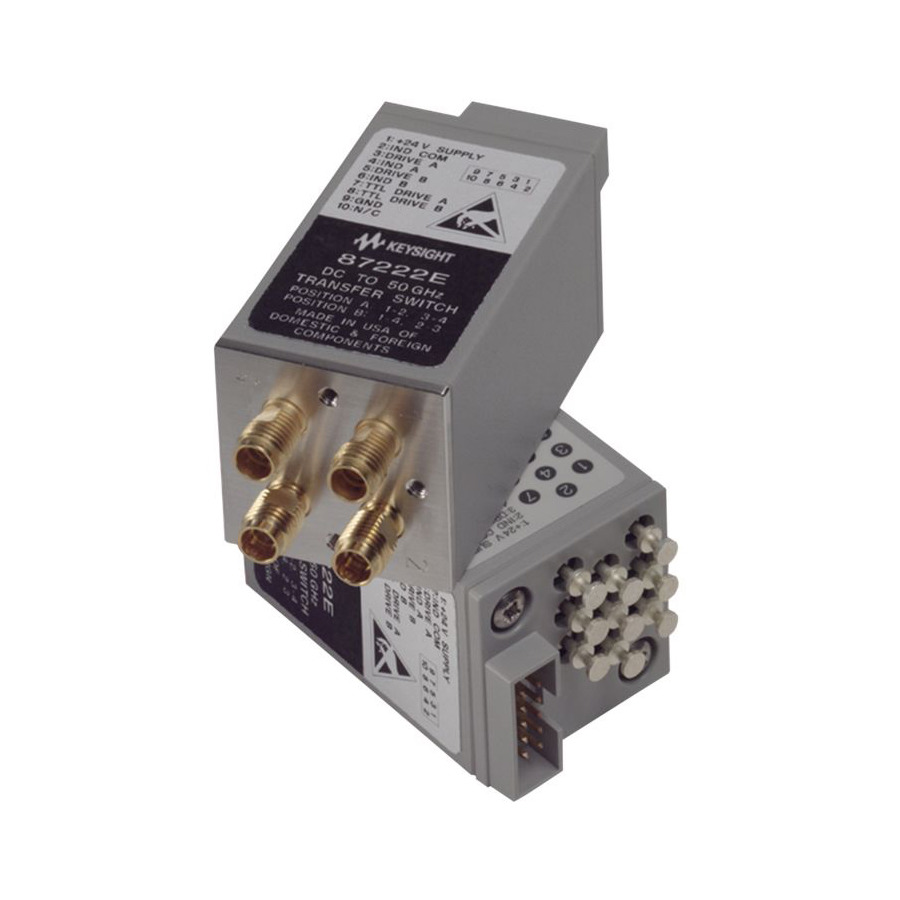 Keysight 87222E/100: Ultimate Coaxial Transfer Switch for High-Frequency Applications 1 Keysight 87222E/100: Ultimate Coaxial Transfer Switch for High-Frequency Applications