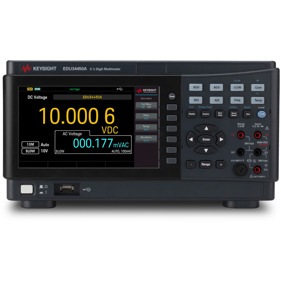 Keysight EDU34450A: Precision Dual-Display Digital Multimeter for Educational Excellence 1 Keysight EDU34450A: Precision Dual-Display Digital Multimeter for Educational Excellence