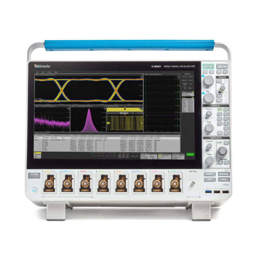 Tektronix 6 Series B MSO: 8/64 Channel, 4 GHz, 12.5 GS/s Mixed Signal Oscilloscope 1 Tektronix 6 Series B MSO: 8/64 Channel, 4 GHz, 12.5 GS/s Mixed Signal Oscilloscope