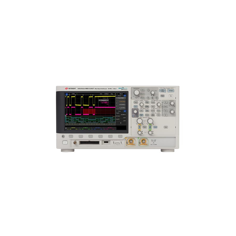 Keysight MSOX3012T: 2/16-Channel Mixed Signal Oscilloscope with 100 MHz Bandwidth, 4 Mpts Memory, and 5 GS/s Sample Rate 1 Keysight MSOX3012T: 2/16-Channel Mixed Signal Oscilloscope with 100 MHz Bandwidth, 4 Mpts Memory, and 5 GS/s Sample Rate