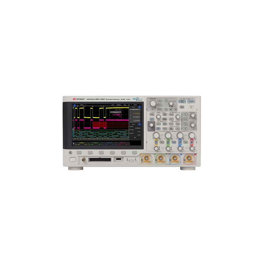 Keysight MSOX3024T: 4/16-Channel Mixed Signal Oscilloscope with 200 MHz Bandwidth, 4 Mpts Memory, 5 GS/s Sample Rate, and 3000T X-Series Technology 1 Keysight MSOX3024T: 4/16-Channel Mixed Signal Oscilloscope with 200 MHz Bandwidth, 4 Mpts Memory, 5 GS/s Sample Rate, and 3000T X-Series Technology