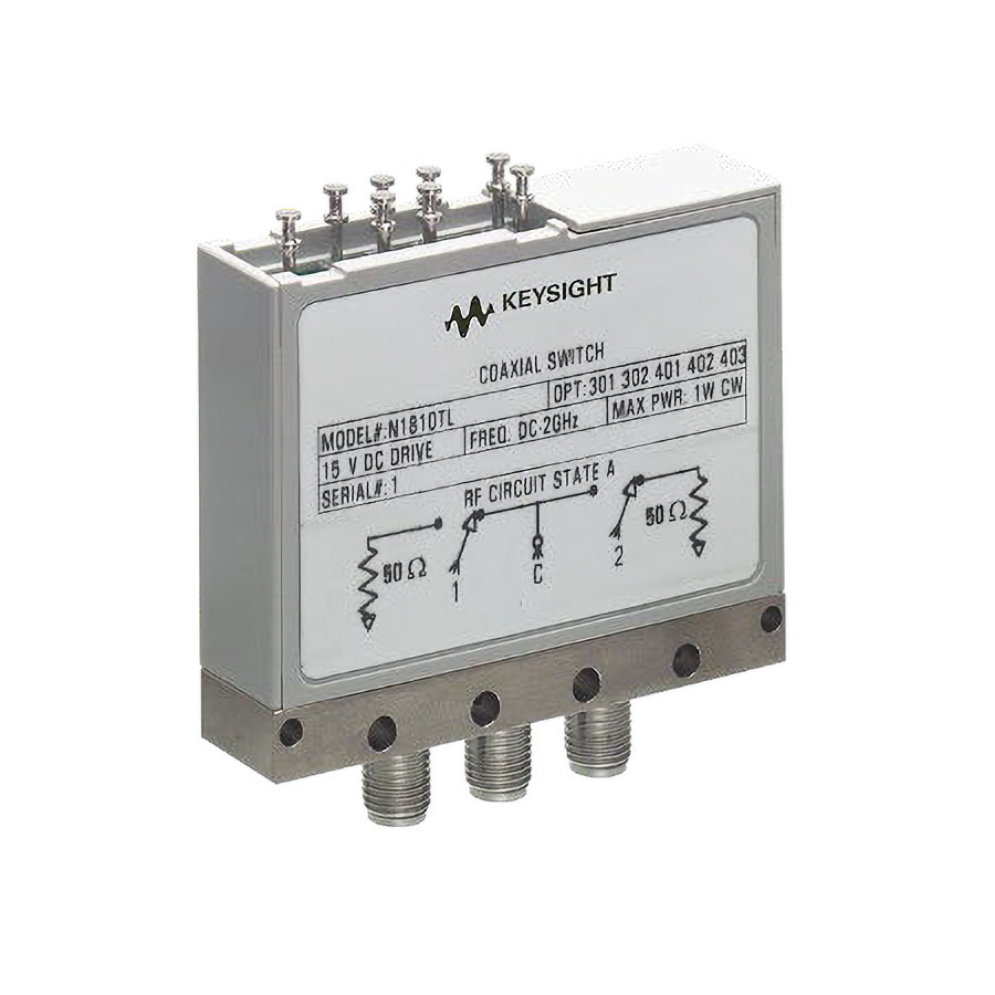Keysight N1810 Series Coaxial Switch: High-Performance SPDT Switching for Demanding Applications 1 Keysight N1810 Series Coaxial Switch: High-Performance SPDT Switching for Demanding Applications