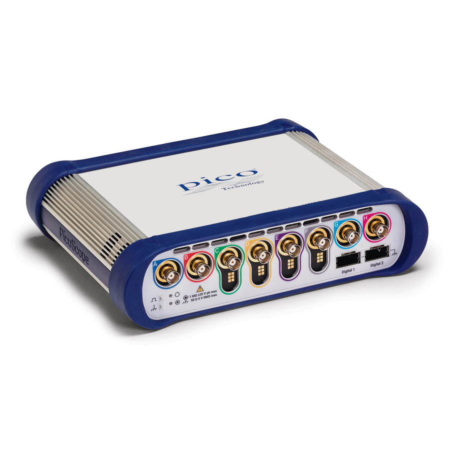 PicoScope 6804E: 8-Channel, 500 MHz, 8-Bit, 2 GS/s PC USB Oscilloscope 1 PicoScope 6804E: 8-Channel, 500 MHz, 8-Bit, 2 GS/s PC USB Oscilloscope