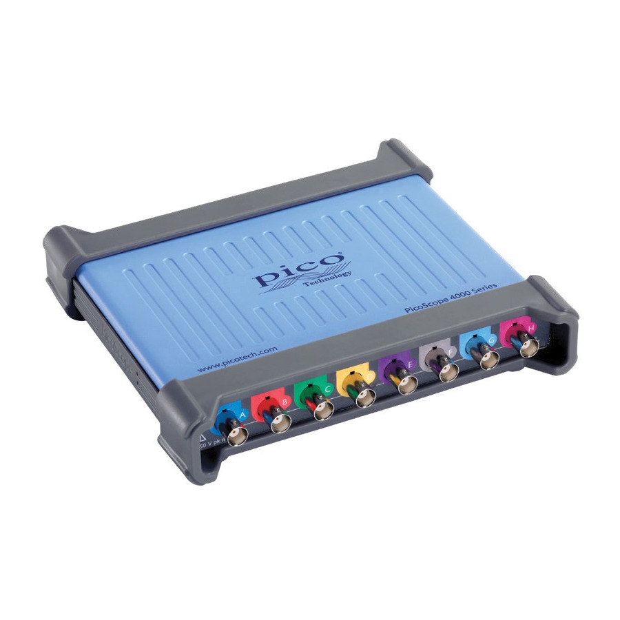 PicoScope 4000A Series: 20 MHz, 8-Channel PC USB Oscilloscope with 4 TA375 Probes 1 PicoScope 4000A Series: 20 MHz, 8-Channel PC USB Oscilloscope with 4 TA375 Probes
