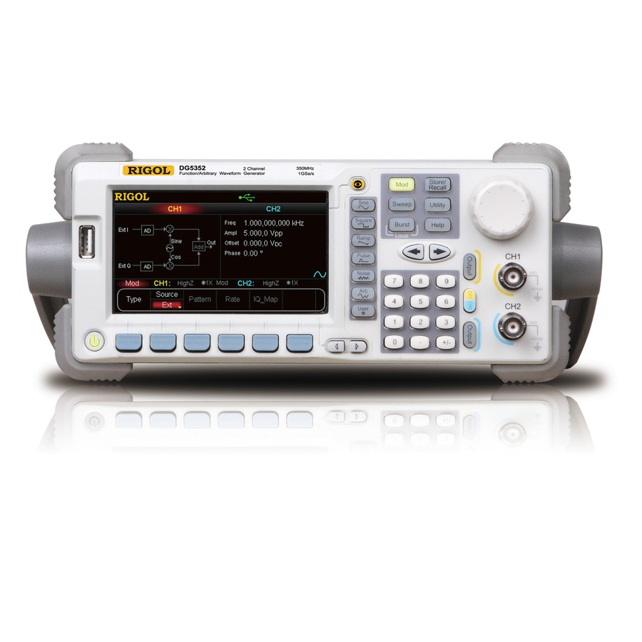 RIGOL DG5352: Unleash Precision with 350MHz, 2-Channel, 1GS/s Arbitrary Waveform Generator 1 RIGOL DG5352: Unleash Precision with 350MHz, 2-Channel, 1GS/s Arbitrary Waveform Generator