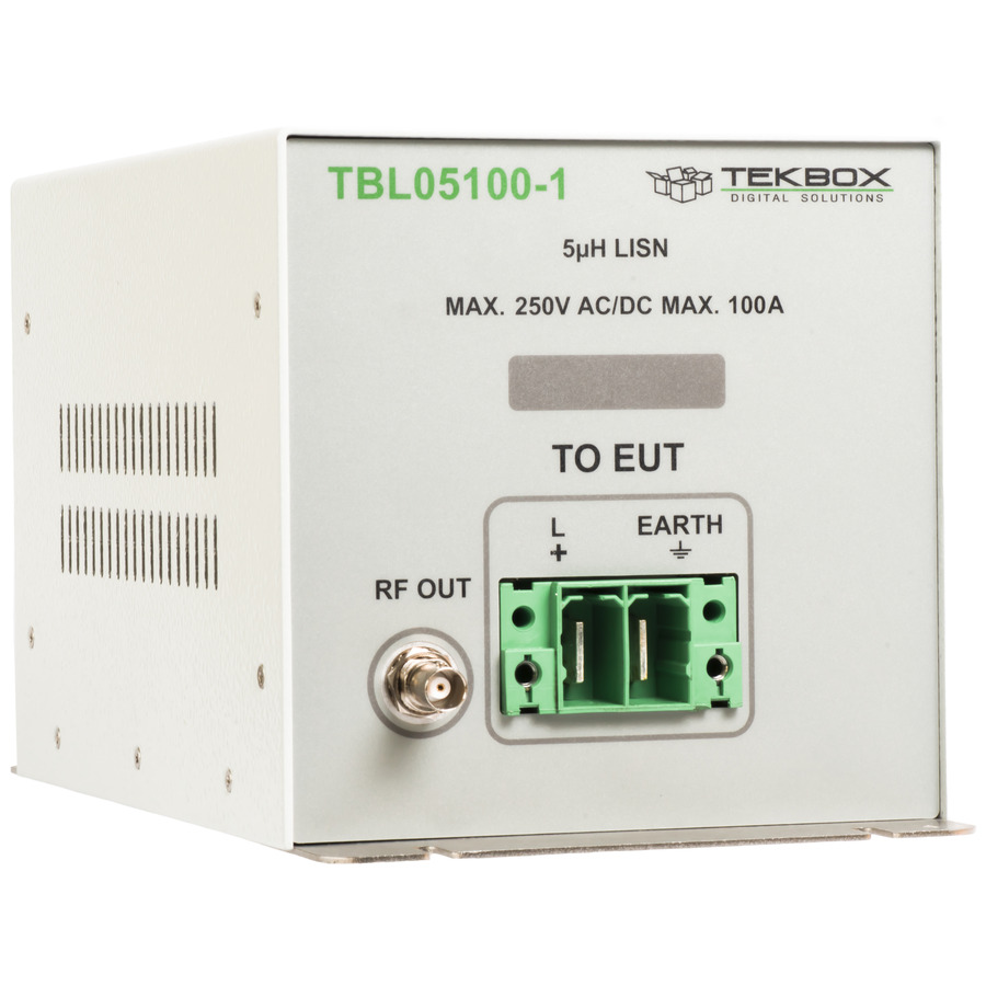 TekBox TBL05100-1: Enhance EMC Compliance with 5uH LISN for 10 kHz - 400 MHz 1 TekBox TBL05100-1: Enhance EMC Compliance with 5uH LISN for 10 kHz - 400 MHz