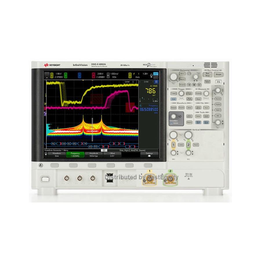 Keysight DSOX6002A: 2-Channel, 1 GHz Digital Oscilloscope with 4 Mpts, 20 GS/s, and 8-bit Resolution 1 Keysight DSOX6002A: 2-Channel, 1 GHz Digital Oscilloscope with 4 Mpts, 20 GS/s, and 8-bit Resolution