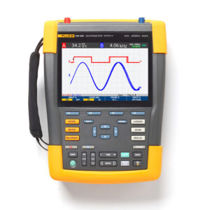 Fluke 190-202-III: 200 MHz, 2-Channel Handheld Oscilloscope with Color Display