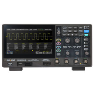 Siglent SDS824X HD MSO: 4-Channel, 200 MHz, 2 GS/s, 50 Mpts, 12-bit Oscilloscope